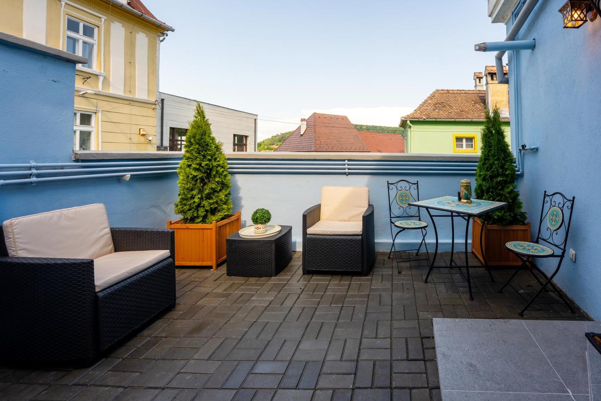 Apartament Blue House Citadel Elite Sighișoara Zewnętrze zdjęcie