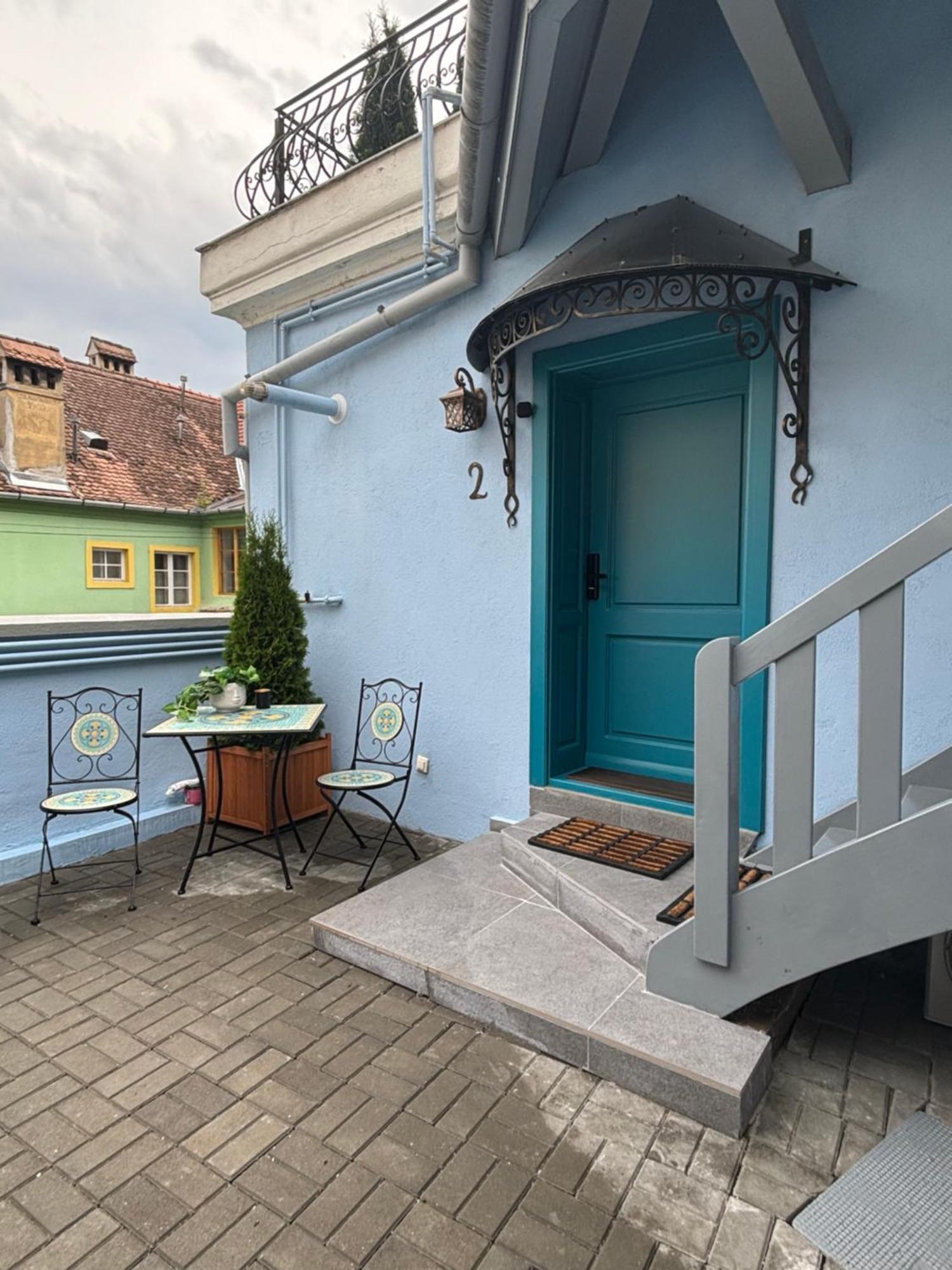 Apartament Blue House Citadel Elite Sighișoara Zewnętrze zdjęcie