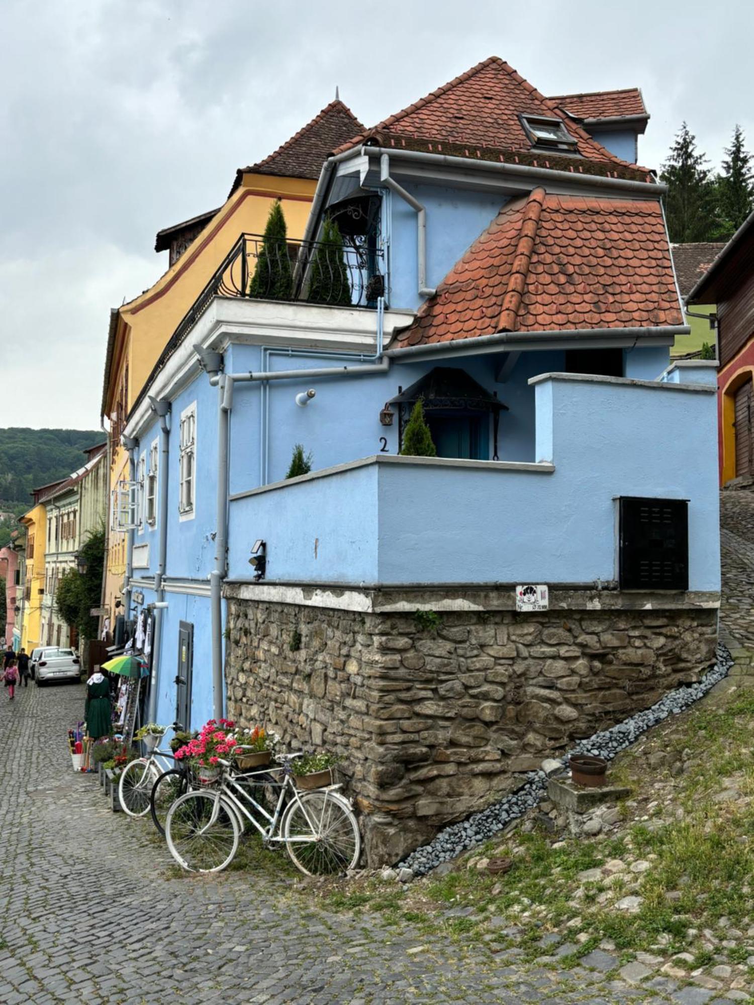 Apartament Blue House Citadel Elite Sighișoara Zewnętrze zdjęcie